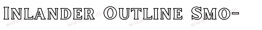Inlander Outline Smo字体转换
